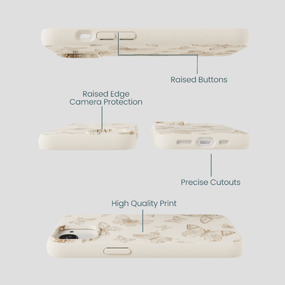London Fog Delicate Flutters iPhone 16e/17e Case