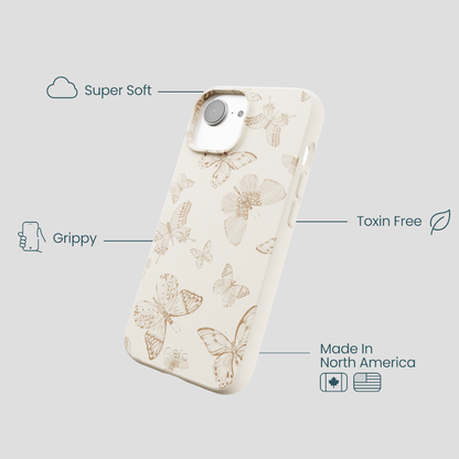 London Fog Delicate Flutters iPhone 16e/17e Case
