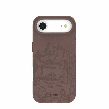 Chocolate Brown Desert Run iPhone Air Case