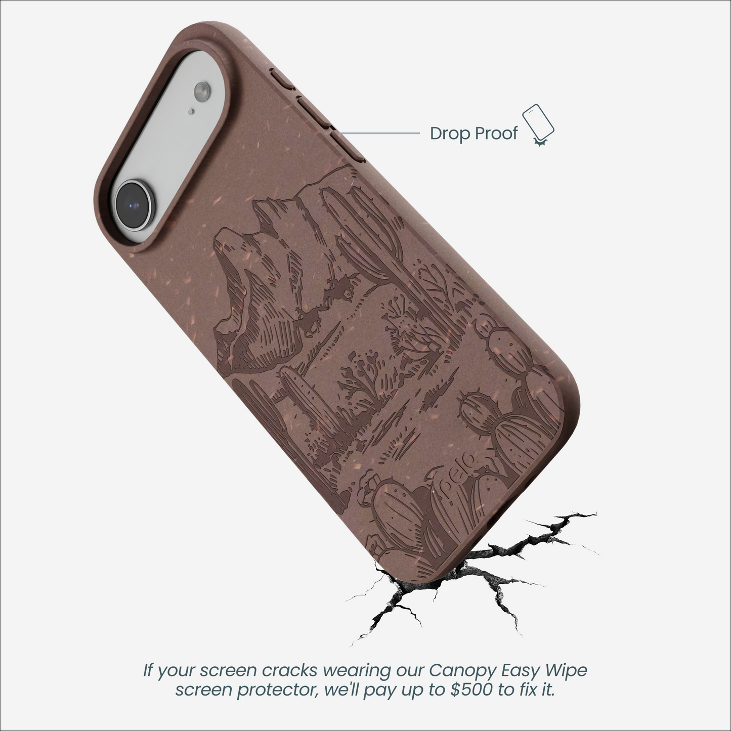 Chocolate Brown Desert Run iPhone Air Case