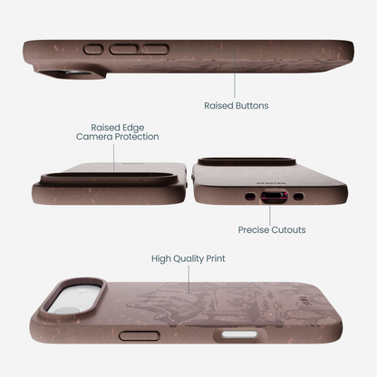 Chocolate Brown Desert Run iPhone Air Case