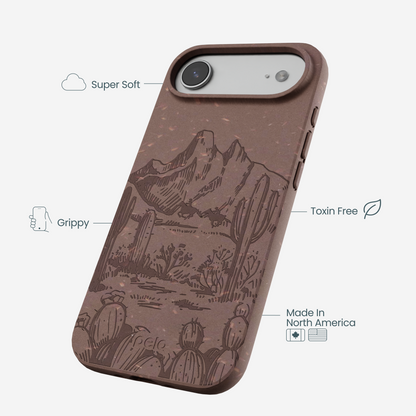 Chocolate Brown Desert Run iPhone Air Case
