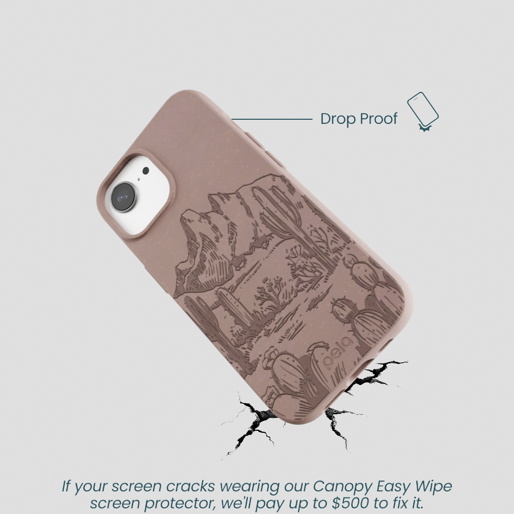 Chocolate Brown Desert Run iPhone 16e/17e Case