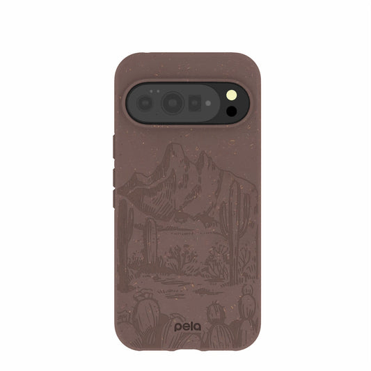Chocolate Brown Desert Run Google Pixel 10 Pro XL Case