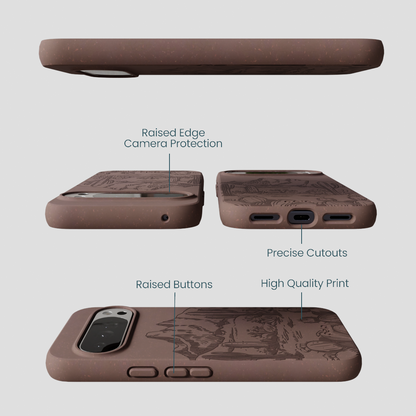 Chocolate Brown Desert Run Google Pixel 10 Pro XL Case