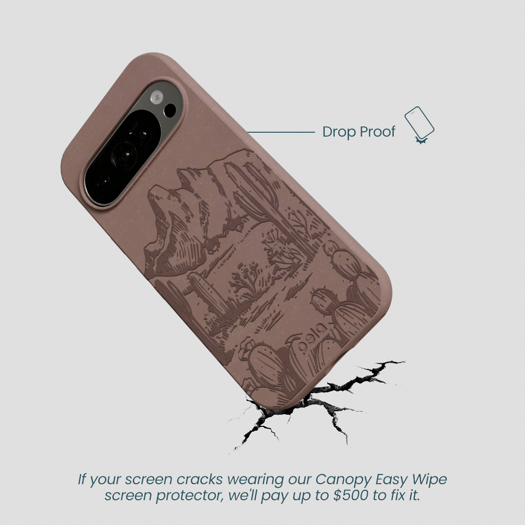 Chocolate Brown Desert Run Google Pixel 10/10 Pro Case