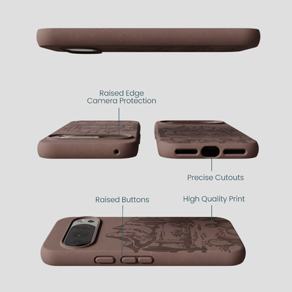 Chocolate Brown Desert Run Google Pixel 10/10 Pro Case