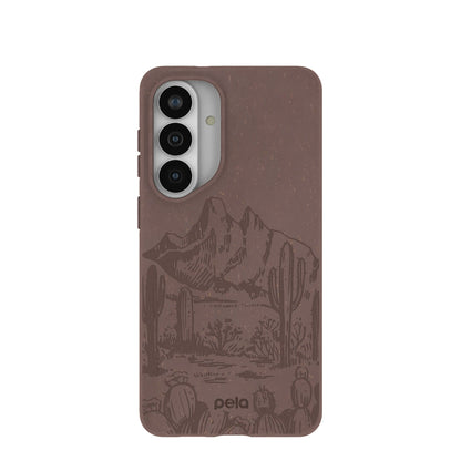 Chocolate Brown Desert Run Samsung Galaxy S26+(Plus) Case