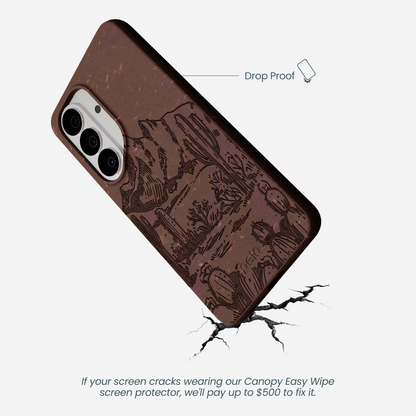 Chocolate Brown Desert Run Samsung Galaxy S26 Case