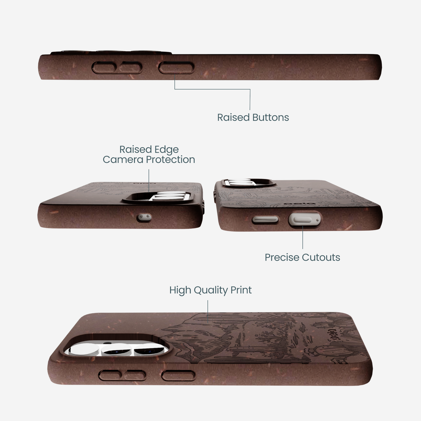 Chocolate Brown Desert Run Samsung Galaxy S26 Case