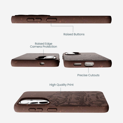 Chocolate Brown Desert Run Samsung Galaxy S26 Case
