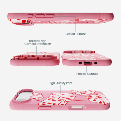 Bubblegum Pink Dicey Cherries iPhone Air Case