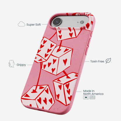 Bubblegum Pink Dicey Cherries iPhone Air Case