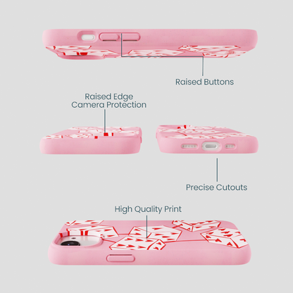Bubblegum Pink Dicey Cherries iPhone 16e/17e Case