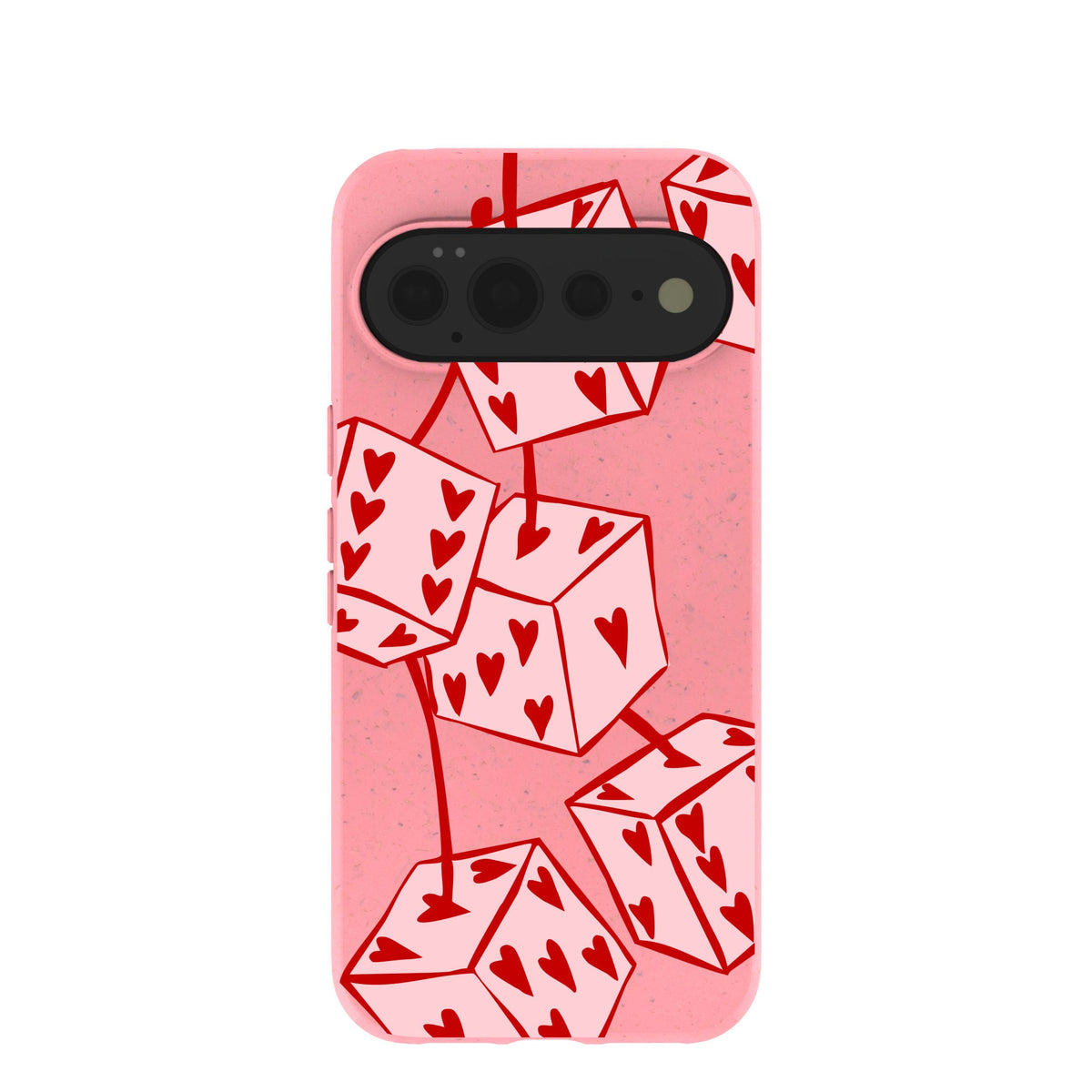 Bubblegum Pink Dicey Cherries Google Pixel 11 Pro XL Case