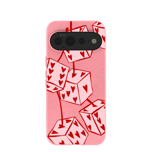 Bubblegum Pink Dicey Cherries Google Pixel 11 Pro XL Case