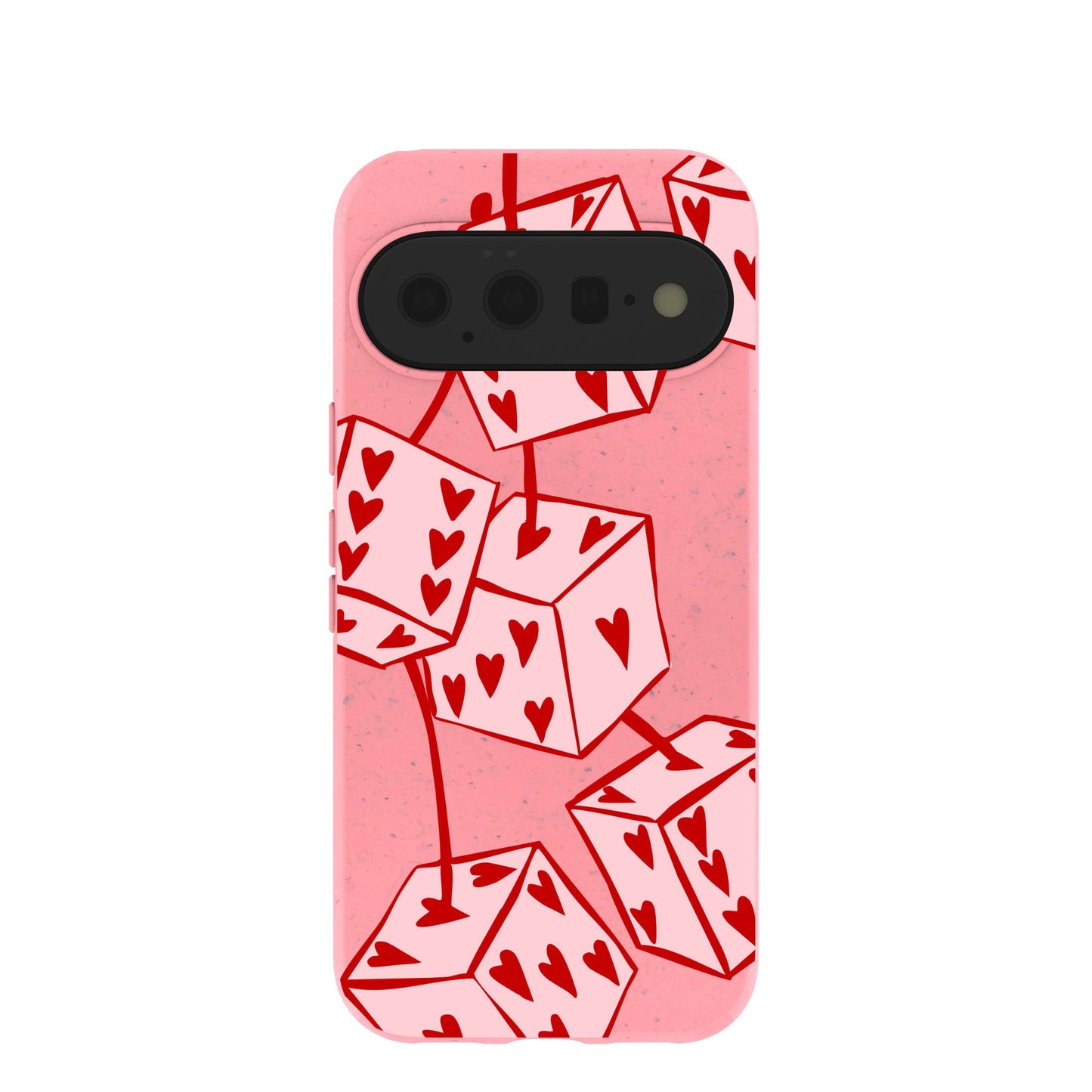 Bubblegum Pink Dicey Cherries Google Pixel 11 Case