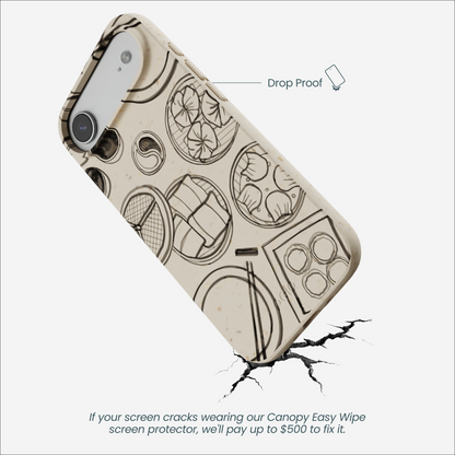London Fog Dimsum Doodles iPhone Air Case