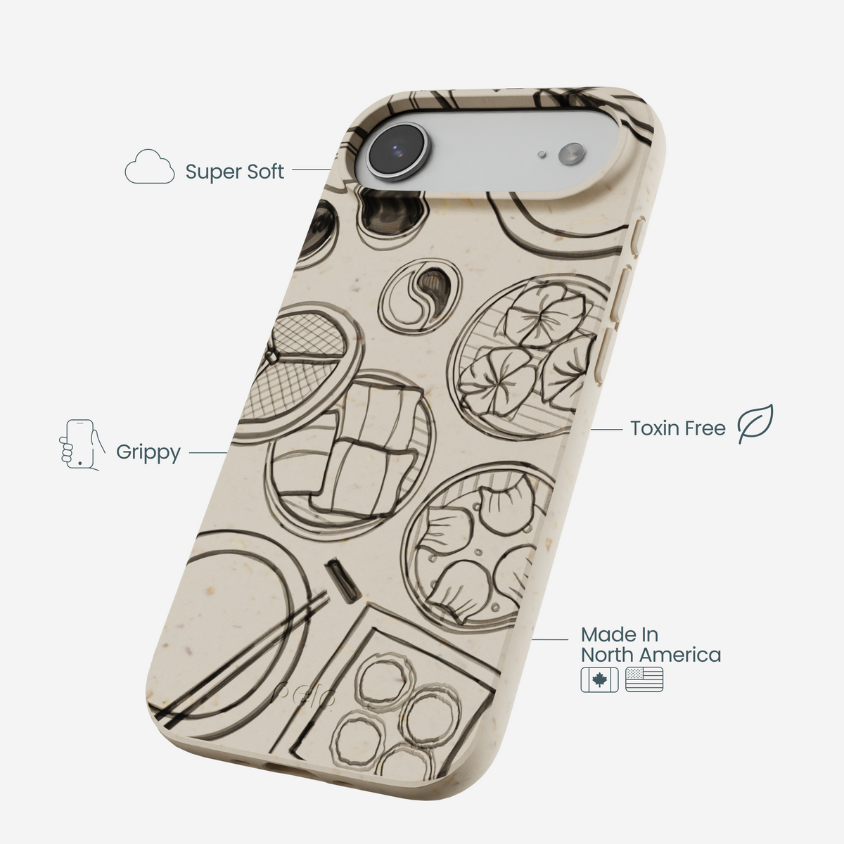 London Fog Dimsum Doodles iPhone Air Case