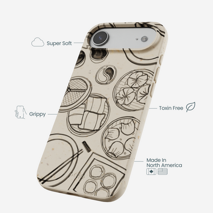 London Fog Dimsum Doodles iPhone Air Case