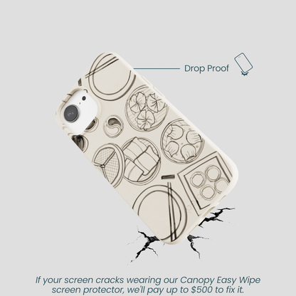 London Fog Dimsum Doodles iPhone 16e/17e Case