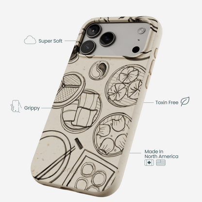 London Fog Dimsum Doodles iPhone 17 Pro Max Case