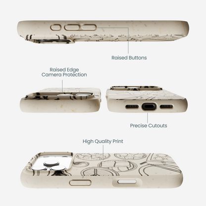London Fog Dimsum Doodles iPhone 17 Pro Case