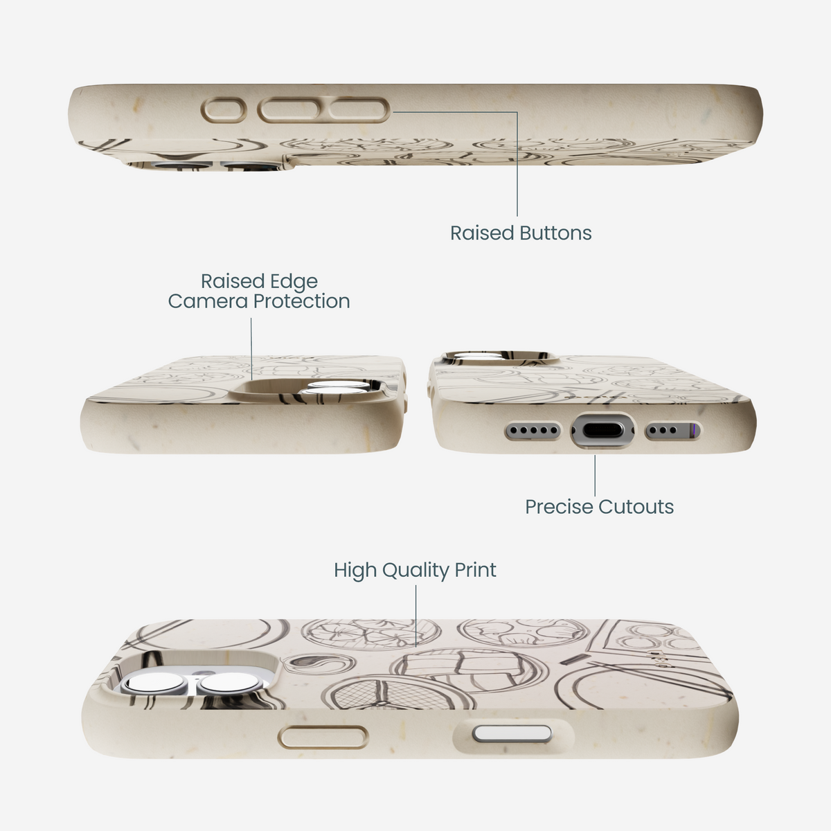 London Fog Dimsum Doodles iPhone 17 Case