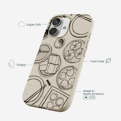 London Fog Dimsum Doodles iPhone 17 Case
