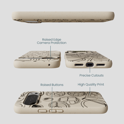 London Fog Dimsum Doodles Google Pixel 10 Pro XL Case