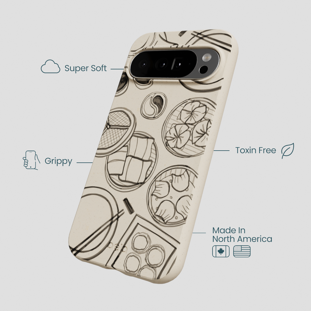 London Fog Dimsum Doodles Google Pixel 10 Pro XL Case