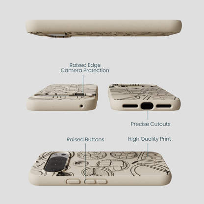 London Fog Dimsum Doodles Google Pixel 10/10 Pro Case