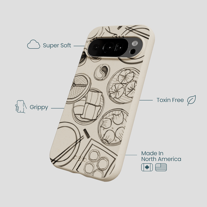 London Fog Dimsum Doodles Google Pixel 10/10 Pro Case