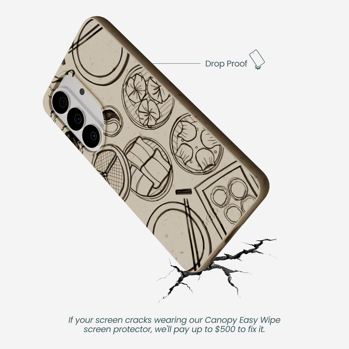 London Fog Dimsum Doodles Samsung Galaxy S26 Case