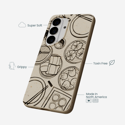 London Fog Dimsum Doodles Samsung Galaxy S26 Case