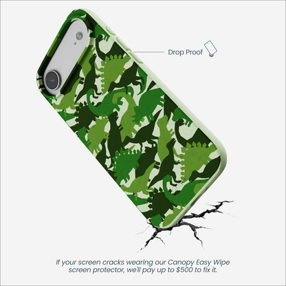 Sage Green Dino Camo iPhone Air Case
