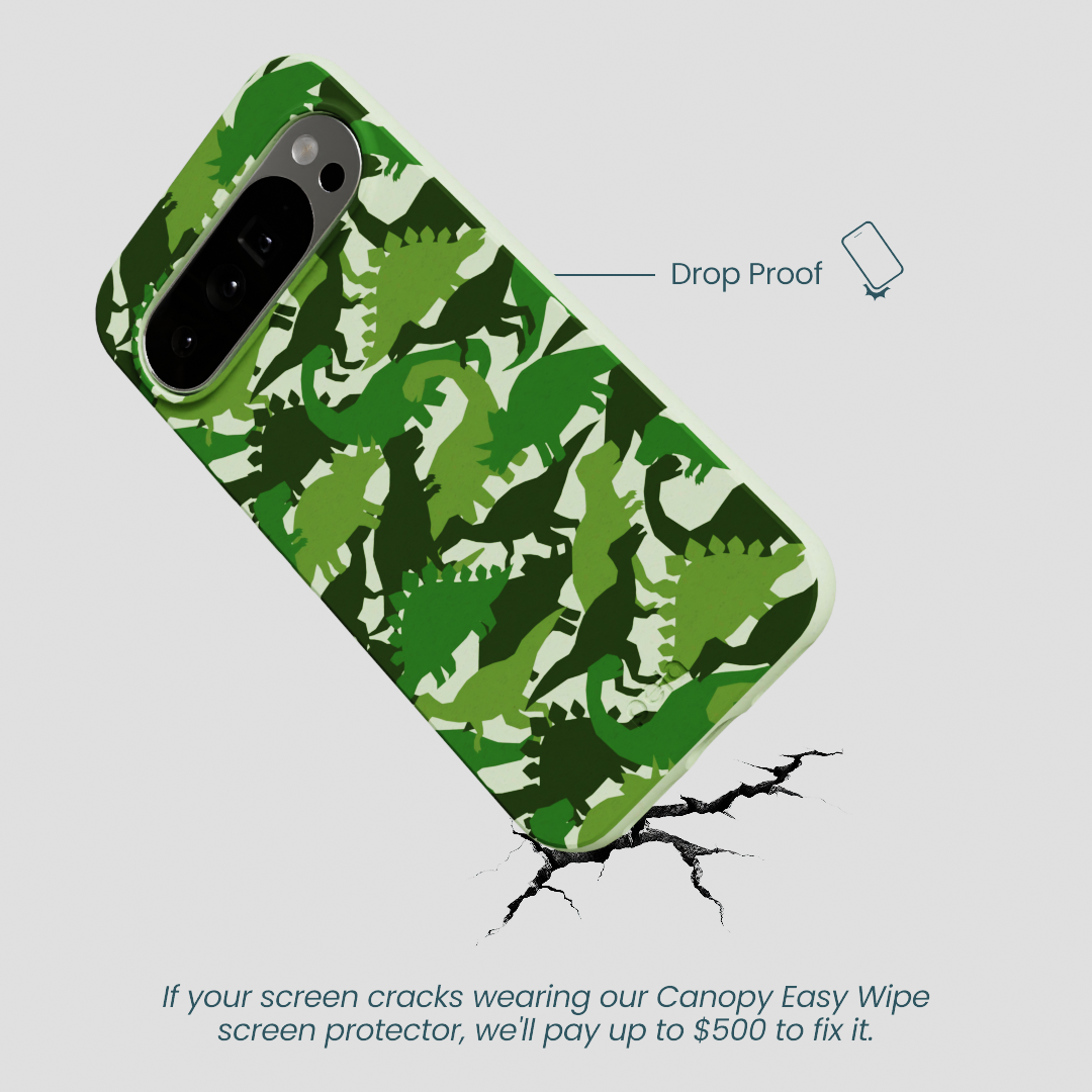 Sage Green Dino Camo Google Pixel 10 Pro XL Case
