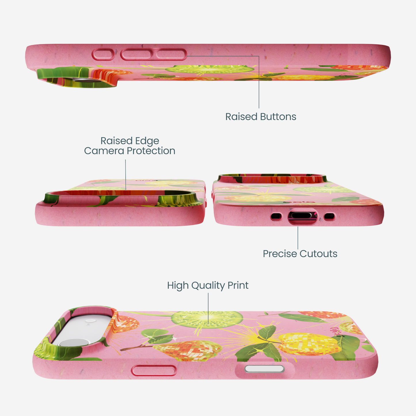Bubblegum Pink Disco Fruity iPhone Air Case