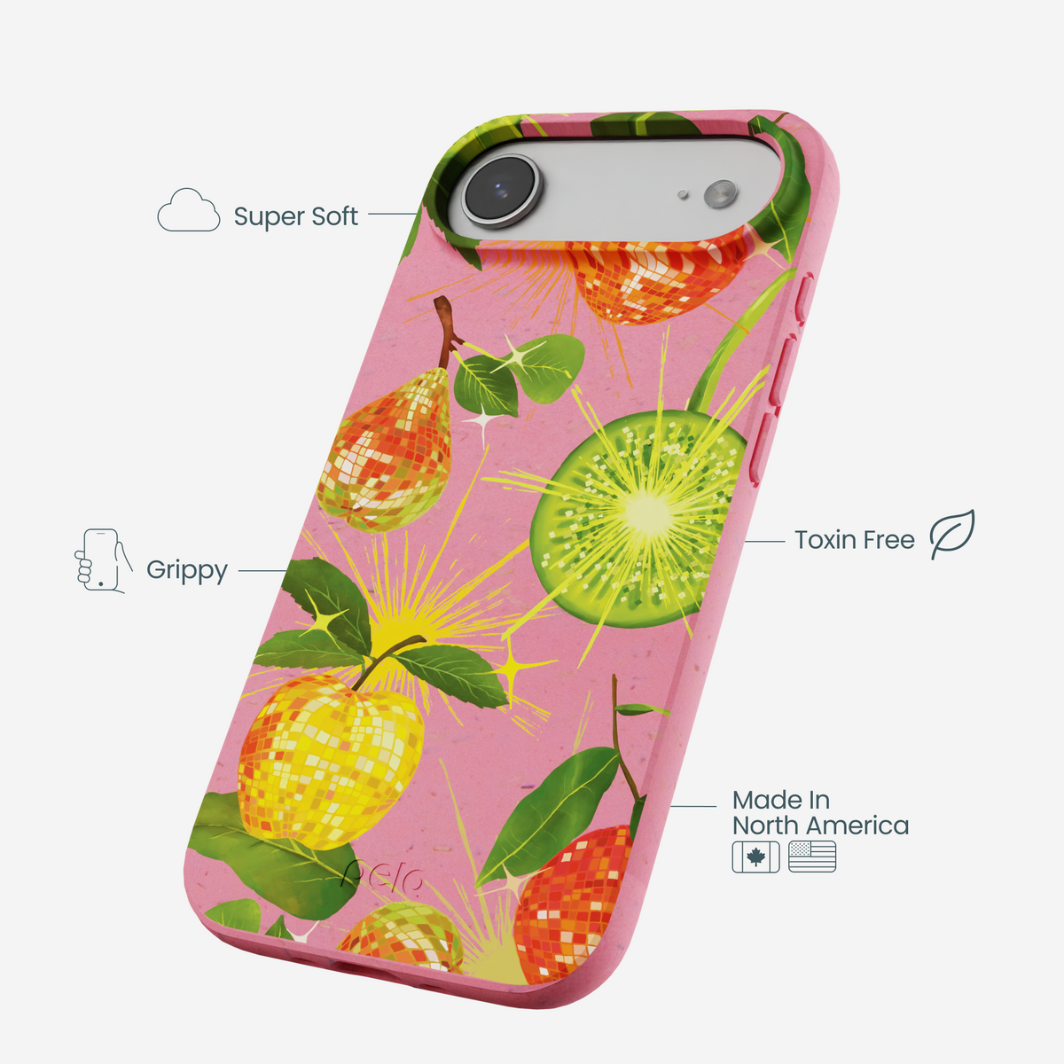 Bubblegum Pink Disco Fruity iPhone Air Case