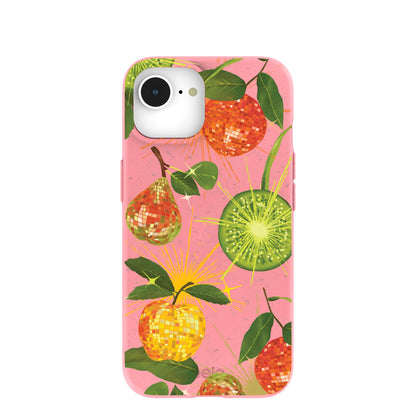 Bubblegum Pink Disco Fruity iPhone 16e/17e Case