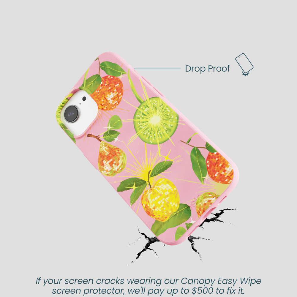 Bubblegum Pink Disco Fruity iPhone 16e/17e Case