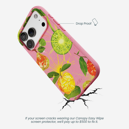 Bubblegum Pink Disco Fruity iPhone 17 Pro Case