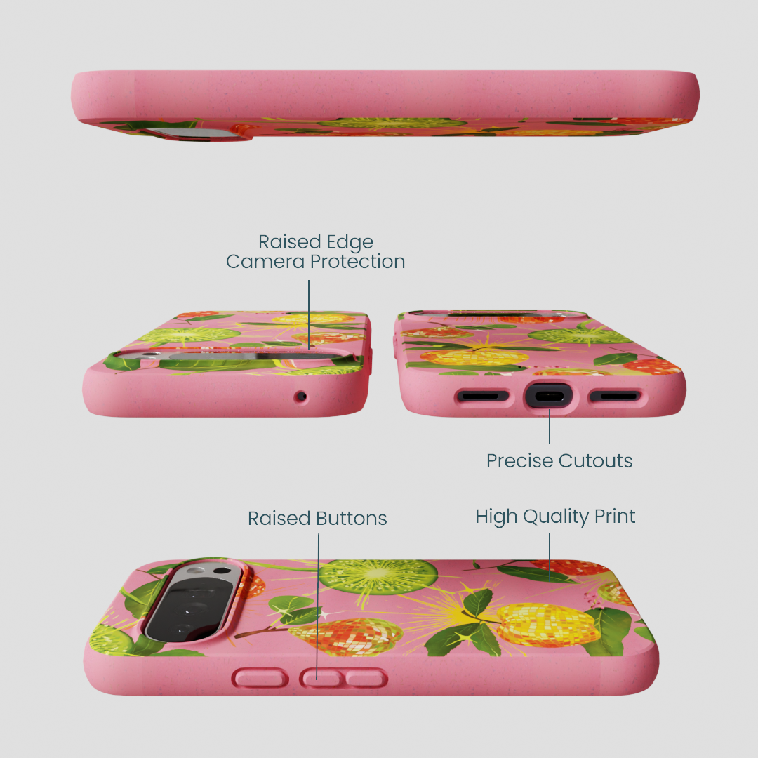 Bubblegum Pink Disco Fruity Google Pixel 10 Pro XL Case