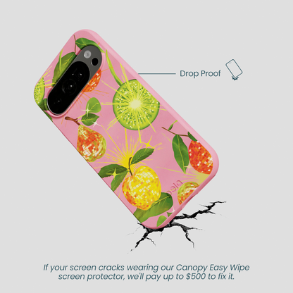 Bubblegum Pink Disco Fruity Google Pixel 10/10 Pro Case