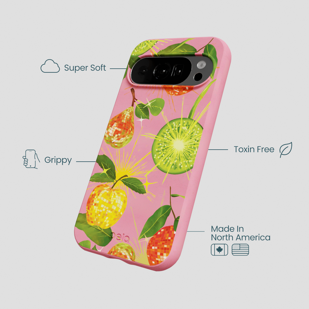 Bubblegum Pink Disco Fruity Google Pixel 10/10 Pro Case