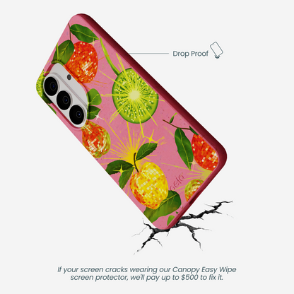 Bubblegum Pink Disco Fruity Samsung Galaxy S26 Case