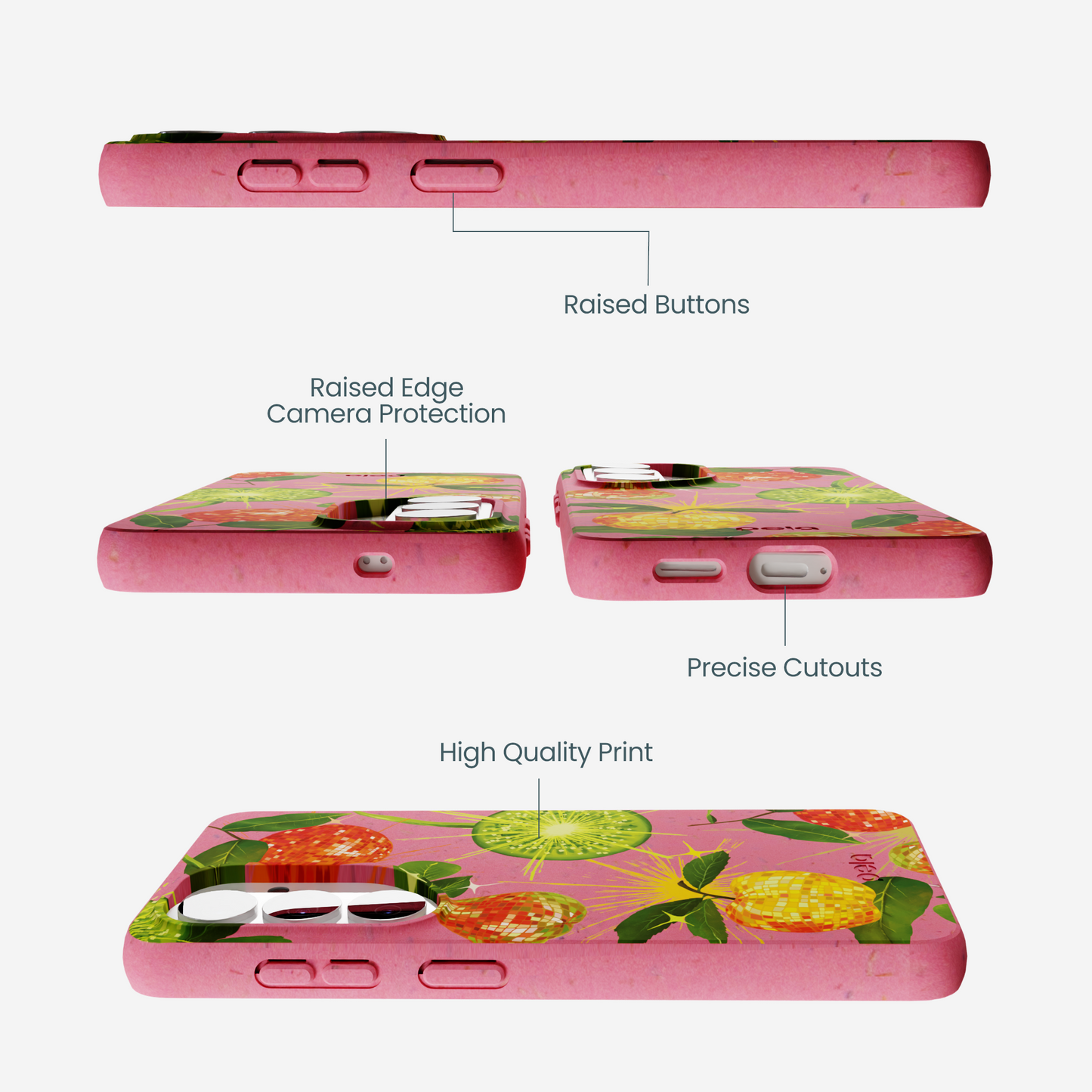 Bubblegum Pink Disco Fruity Samsung Galaxy S26 Case