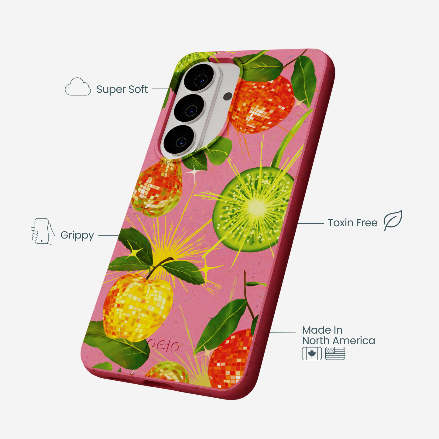 Bubblegum Pink Disco Fruity Samsung Galaxy S26 Case