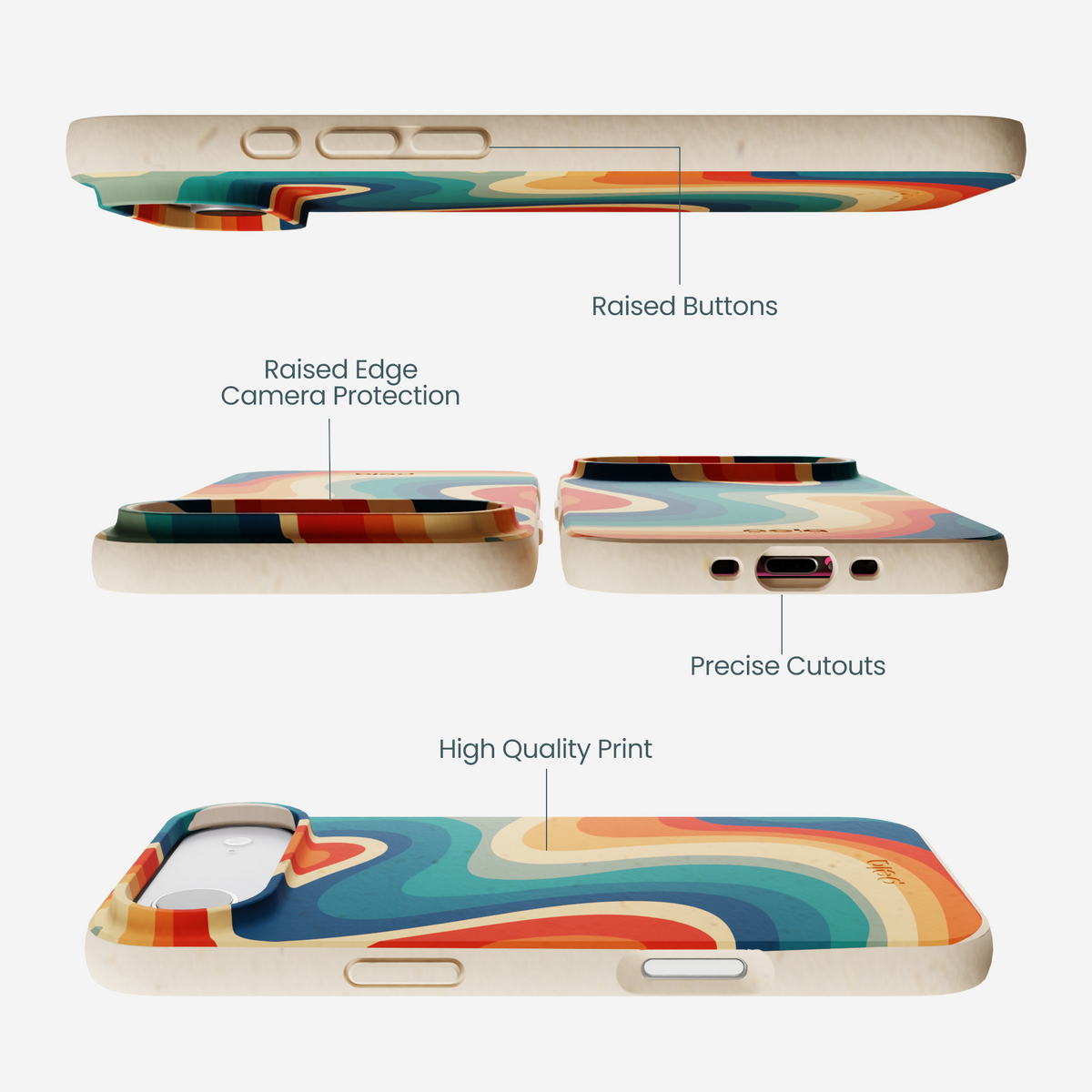 Seashell Disco iPhone Air Case