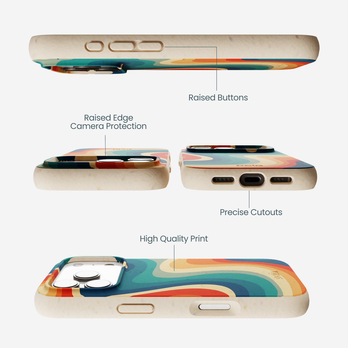 Seashell Disco iPhone 17 Pro Case
